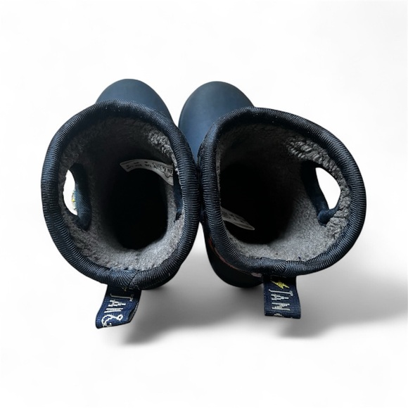 JAN & Jul Kids' Navy Floral Rain & Snow Boots - Picture 6 of 8